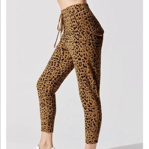 Leopard print pants